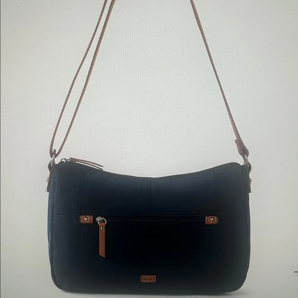 The Sak Esperato Nylon Hobo Crossbody Navy NWT - Picture 2 of 11